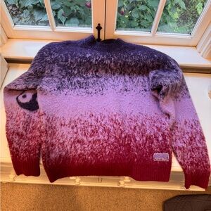 MADHAPPY FUZZY KNIT CREWNECK